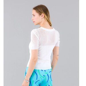 The Wendy cotton sweater is knitted in Italy.  RETAIL $370